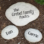 Engraved Family Garden Stone